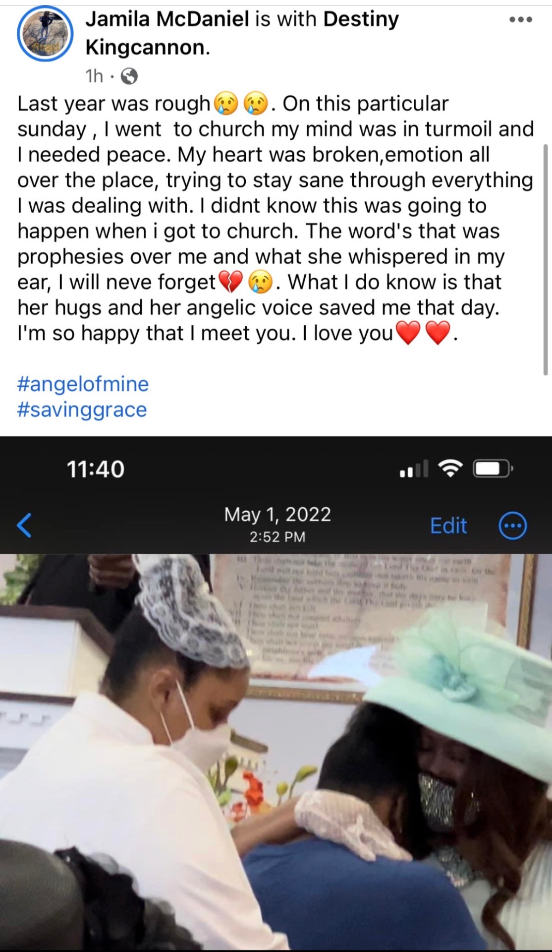 Tribute from Jamila McDaniel
